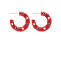 Star Studded Hoop Earrings - Adult & Kids T-Shirts, Sweatshirts & Hoodies apparel design preview 1