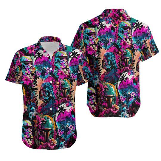 Star war hawaiian gift for family and friend 2708841 - Adult & Kids T-Shirts, Sweatshirts & Hoodies apparel design preview 1