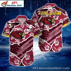 Starry Night Custom Cardinal Arizona Cardinals - Adult & Kids T-Shirts, Sweatshirts & Hoodies apparel design preview 1