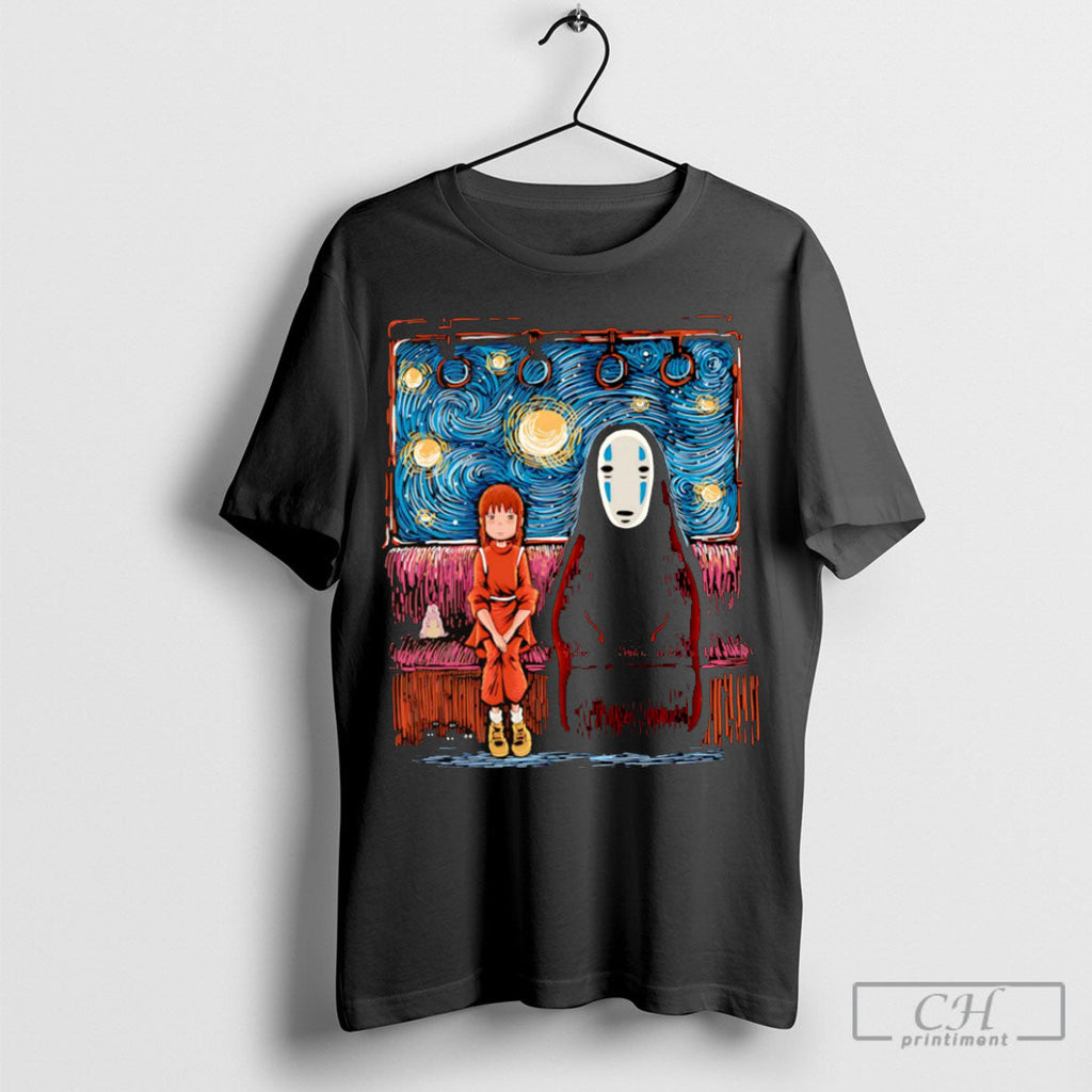 Starry Train Spirited Away - Adult & Kids T-Shirts, Sweatshirts & Hoodies apparel design preview 1