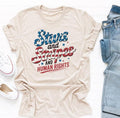 Stars Stripes Human Rights Retro 4th July Feminist - Adult & Kids T-Shirts, Sweatshirts & Hoodies apparel design preview 1