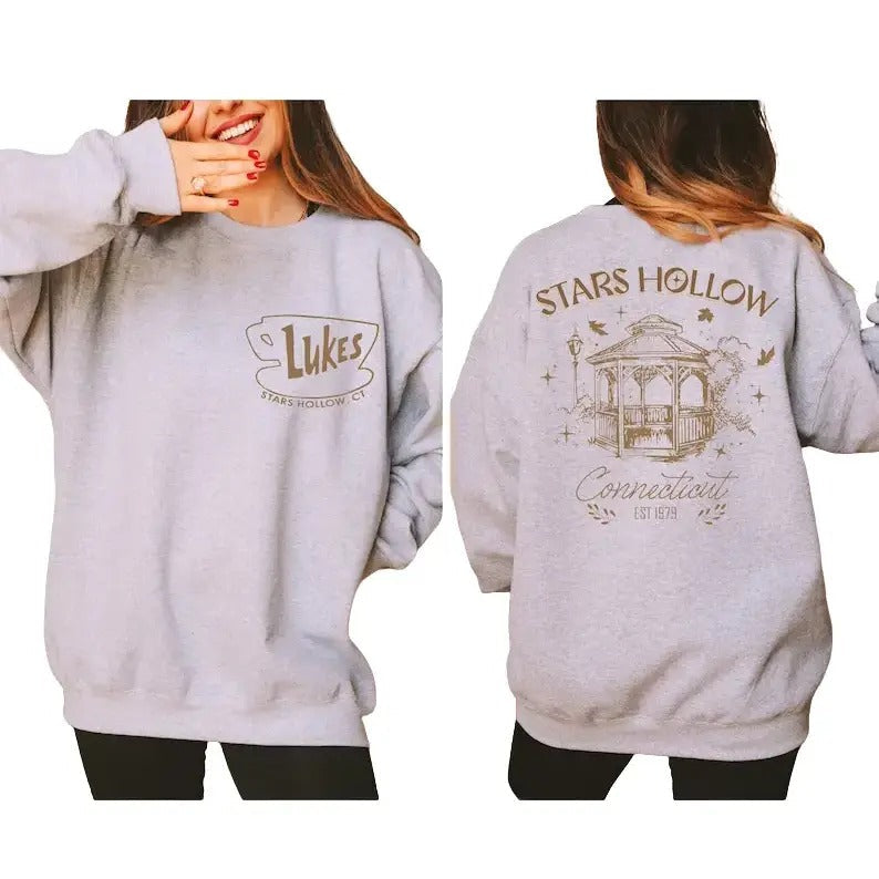 Stars Hollow Vintage Connecticut Where You Lead I - Adult & Kids T-Shirts, Sweatshirts & Hoodies apparel design preview 1