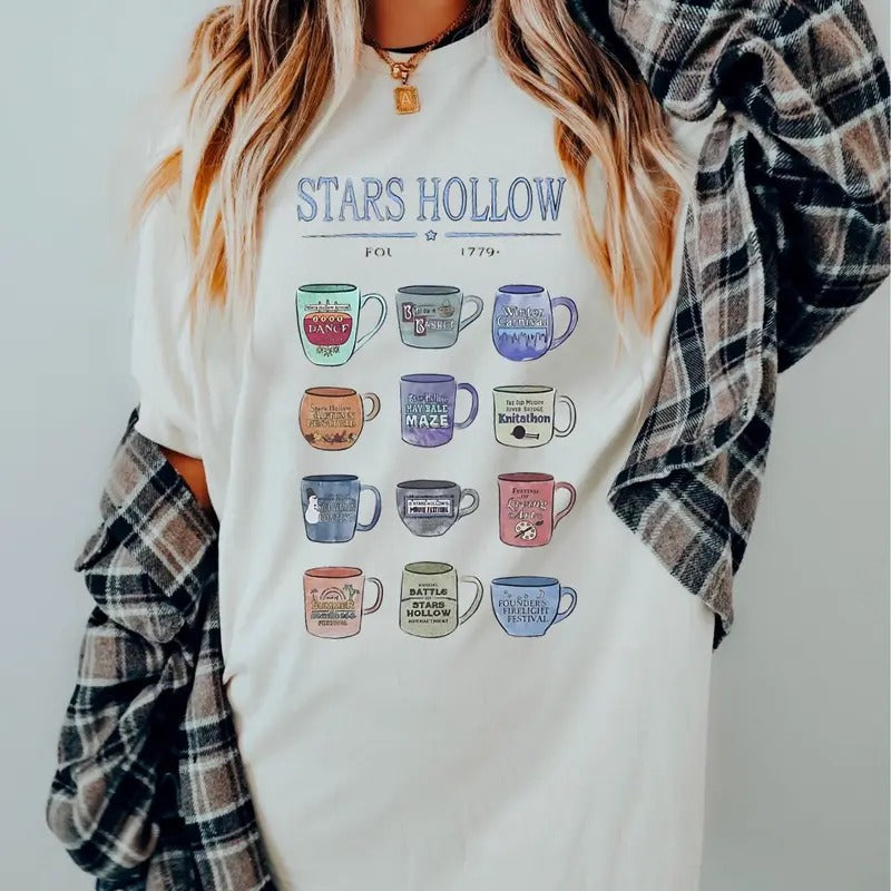 Stars Hollow Coffee Mugs Autumn Festival Hallow - Adult & Kids T-Shirts, Sweatshirts & Hoodies apparel design preview 1