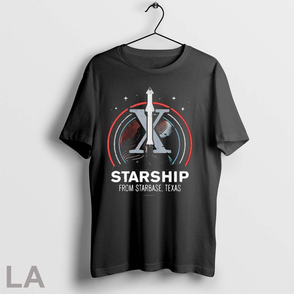 Starship From Starbase Texas X - Adult & Kids T-Shirts, Sweatshirts & Hoodies apparel design preview 1