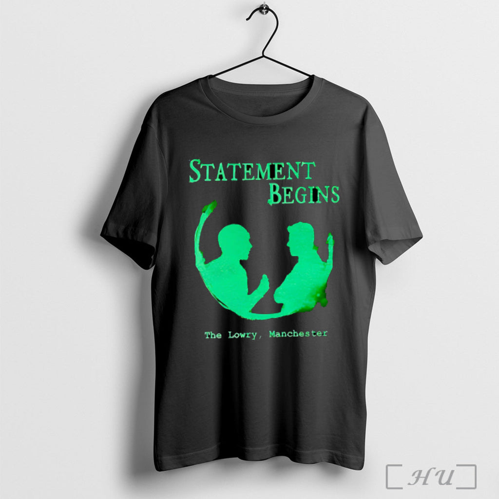Statement Begins The Lowry Manchester - Adult & Kids T-Shirts, Sweatshirts & Hoodies apparel design preview 1