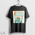 Statue Of Liberty In Sandwich Guy We Trust - Adult & Kids T-Shirts, Sweatshirts & Hoodies apparel design preview 1