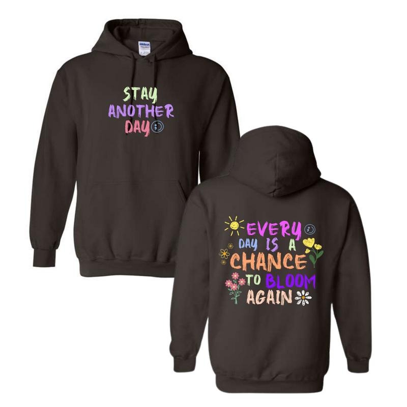 Stay Another Day Spring '25 Mental Health Awareness - Adult & Kids T-Shirts, Sweatshirts & Hoodies apparel design preview 1