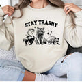 Stay Trashy Funny Meme Retro Vintage Raccoon Opossum - Adult & Kids T-Shirts, Sweatshirts & Hoodies apparel design preview 1