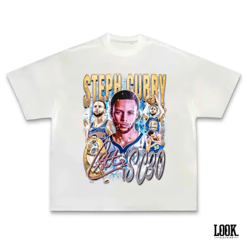 Steph Curry 'SC30' Vintage Sport Fan - Adult & Kids T-Shirts, Sweatshirts & Hoodies apparel design preview 1