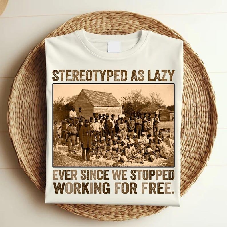 Stereotyped As Lazy Black History Month African - Adult & Kids T-Shirts, Sweatshirts & Hoodies apparel design preview 1