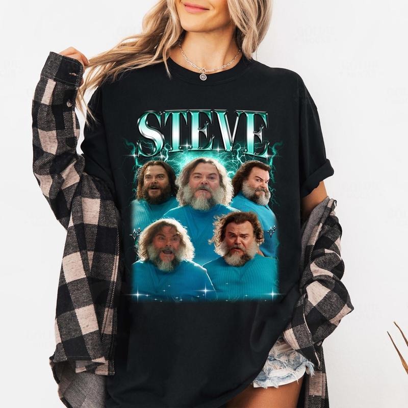 Steve MineC Movie Block World Funny Fans - Adult & Kids T-Shirts, Sweatshirts & Hoodies apparel design preview 1