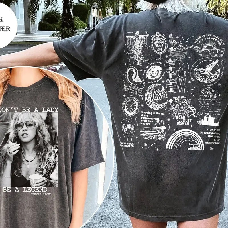 Stevie Dreams Don'T Be Lady Legend Music Lyrics Dream - Adult & Kids T-Shirts, Sweatshirts & Hoodies apparel design preview 1