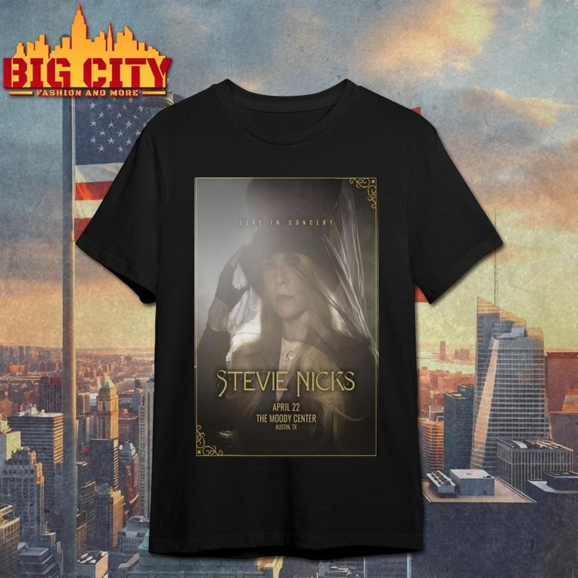 Stevie Nicks April 22 2026 Moody Center Austin TX - Adult & Kids T-Shirts, Sweatshirts & Hoodies apparel design preview 1