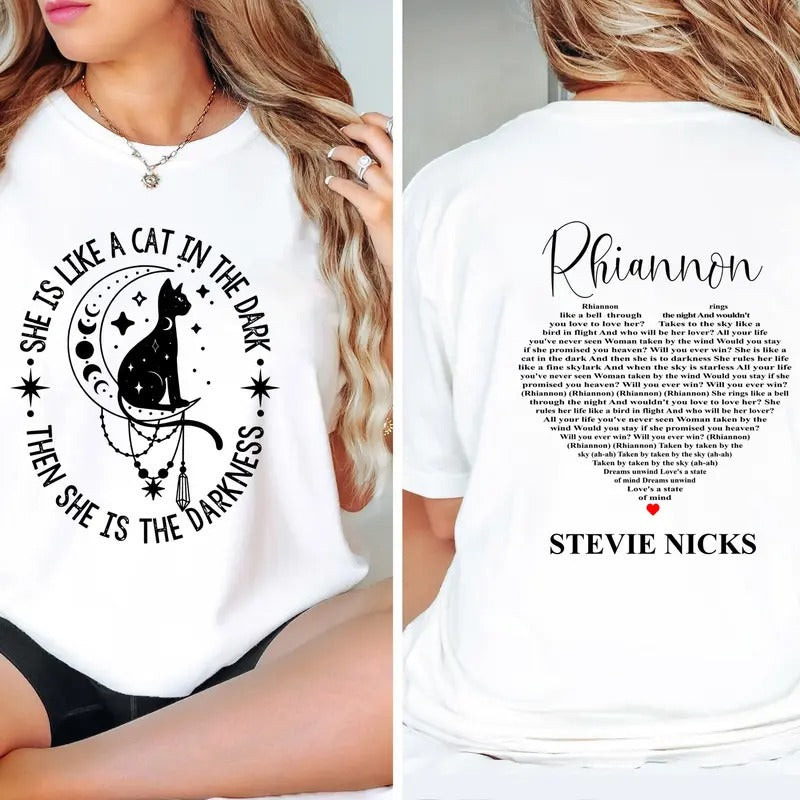 Stevie Nicks Rhiannon Shirtstyle{N002}2 - Adult & Kids T-Shirts, Sweatshirts & Hoodies apparel design preview 1