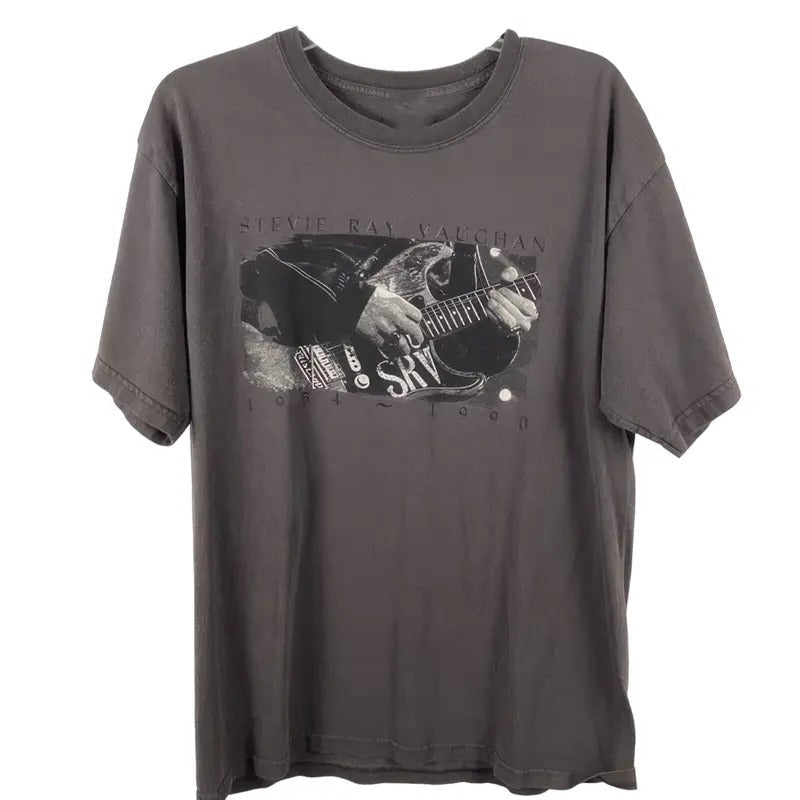 Stevie Ray Vaughan Charcoal Tone 2001 Guita - Adult & Kids T-Shirts, Sweatshirts & Hoodies apparel design preview 1