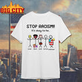 Stop Racism It's Okay To Be - Adult & Kids T-Shirts, Sweatshirts & Hoodies apparel design preview 1