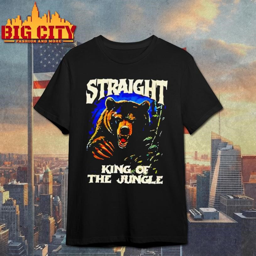 Straight King Of The Jungle - Adult & Kids T-Shirts, Sweatshirts & Hoodies apparel design preview 1