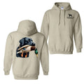 Straight Up Southern Mallard Duck Hunting 2 Sided Dog - Adult & Kids T-Shirts, Sweatshirts & Hoodies apparel design preview 1
