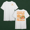 Straight Up Southern Peach Scenic - Adult & Kids T-Shirts, Sweatshirts & Hoodies apparel design preview 1