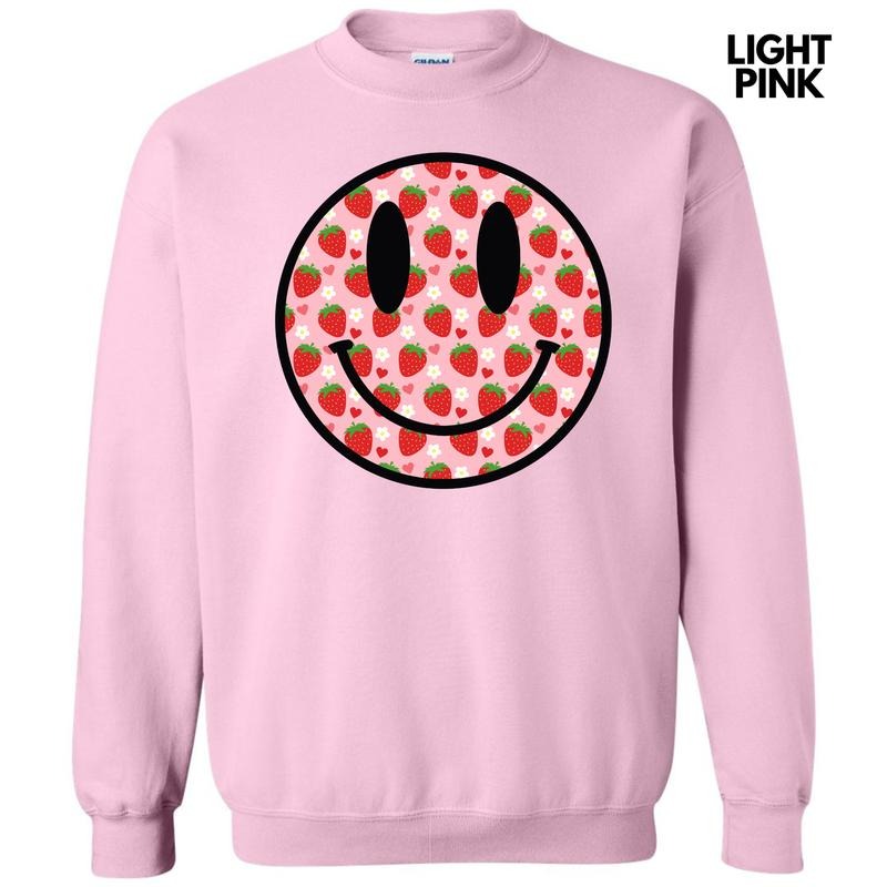 Strawberry Happy Face 'NLB' - Adult & Kids T-Shirts, Sweatshirts & Hoodies apparel design preview 1
