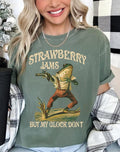 Strawberry Jams But My Glock Don' Funny Frog Meme - Adult & Kids T-Shirts, Sweatshirts & Hoodies apparel design preview 1