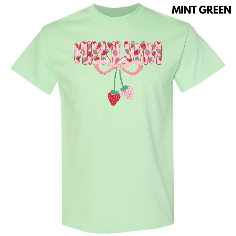 Strawberry Nikkilynn Gildan Short Sleeve 'NLB' - Adult & Kids T-Shirts, Sweatshirts & Hoodies apparel design preview 1