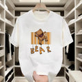 Street Cotton Fun Bear Barcode Daily - Adult & Kids T-Shirts, Sweatshirts & Hoodies apparel design preview 1