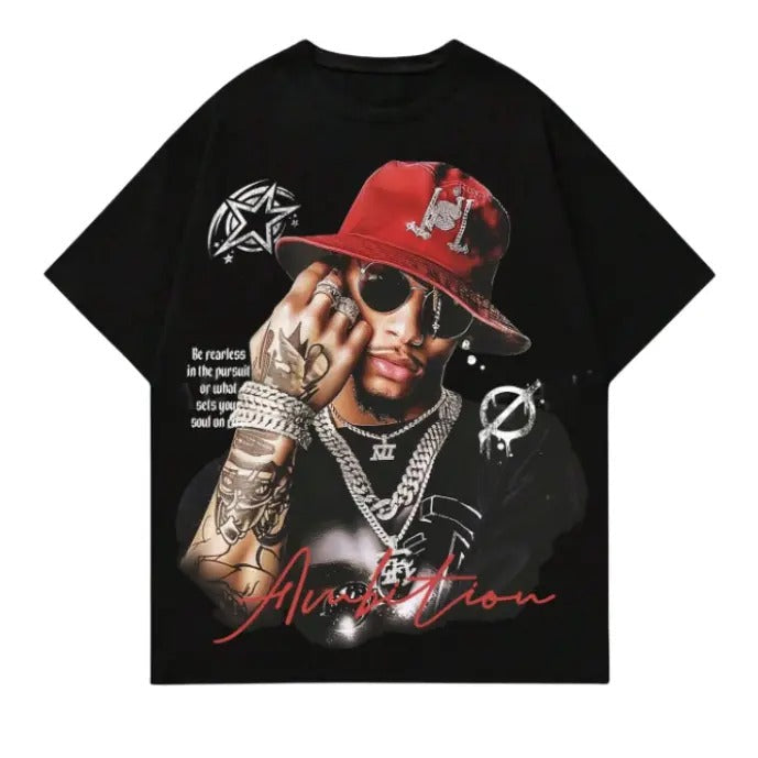 Street Life Portrait Print Short Sleeve Casual Spring - Adult & Kids T-Shirts, Sweatshirts & Hoodies apparel design preview 1