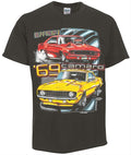 Street Smart 1969 Camaro Vintage Hot Rod Muscle Car - Adult & Kids T-Shirts, Sweatshirts & Hoodies apparel design preview 1