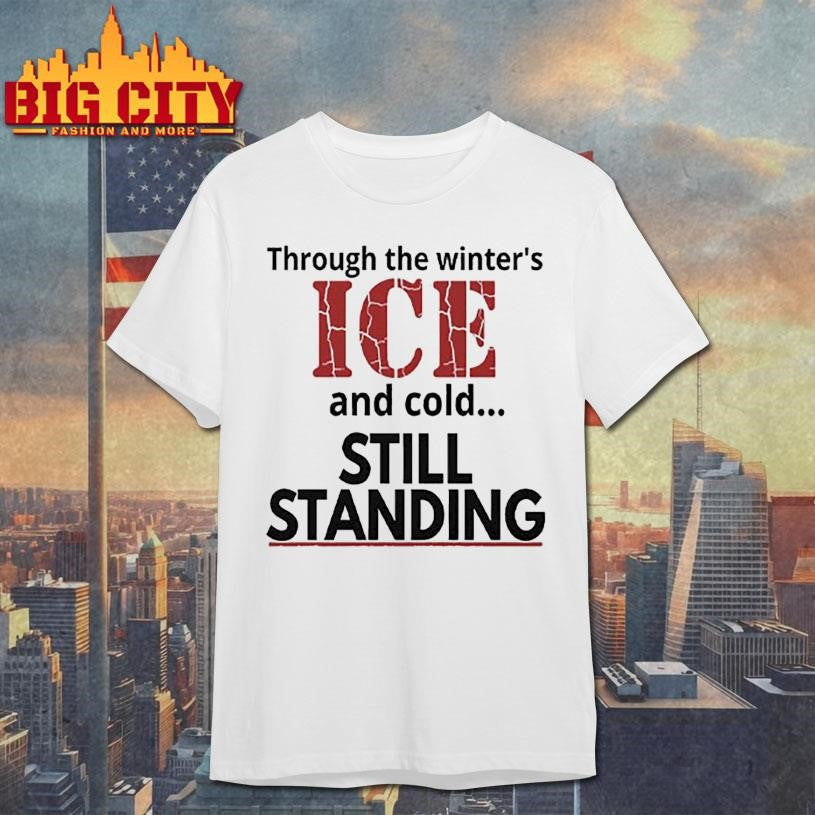 Streets Of Minneapolis Through The Winter’s ICE - Adult & Kids T-Shirts, Sweatshirts & Hoodies apparel design preview 1