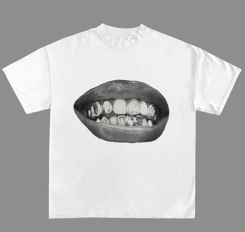 Streetwear Y2K Grill Lip Mouth Retro - Adult & Kids T-Shirts, Sweatshirts & Hoodies apparel design preview 1