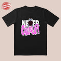 Never Give Up Black Pink Contrast All Day Date - Adult & Kids T-Shirts, Sweatshirts & Hoodies apparel design preview 1