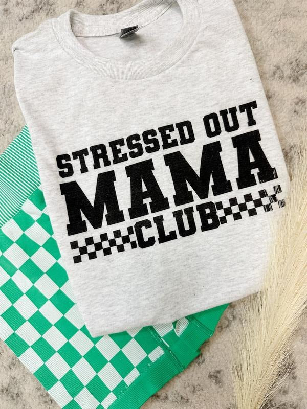 Stressed Out Mama - Adult & Kids T-Shirts, Sweatshirts & Hoodies apparel design preview 1