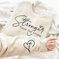 Stronger Than Storm Boho Self Care Inspirational - Adult & Kids T-Shirts, Sweatshirts & Hoodies apparel design preview 1
