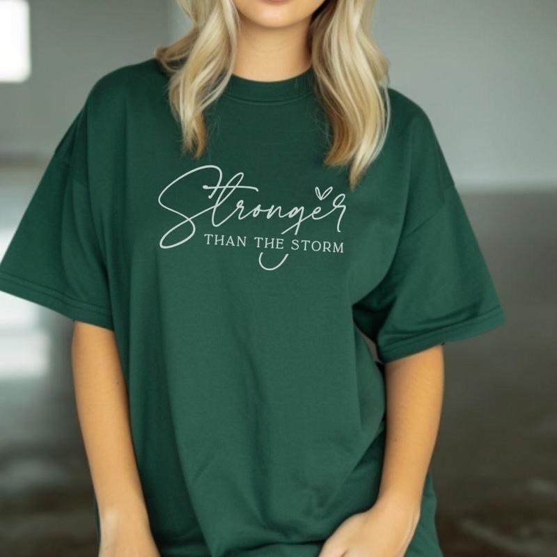 Stronger Than Storm DRG Boho Seft Care Inspirational - Adult & Kids T-Shirts, Sweatshirts & Hoodies apparel design preview 1