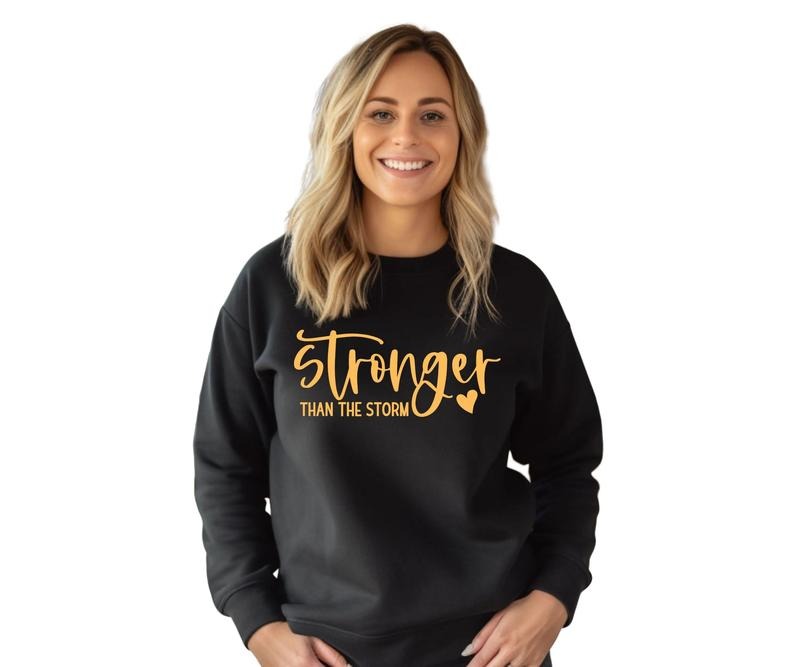 Stronger Than Storm - Adult & Kids T-Shirts, Sweatshirts & Hoodies apparel design preview 1