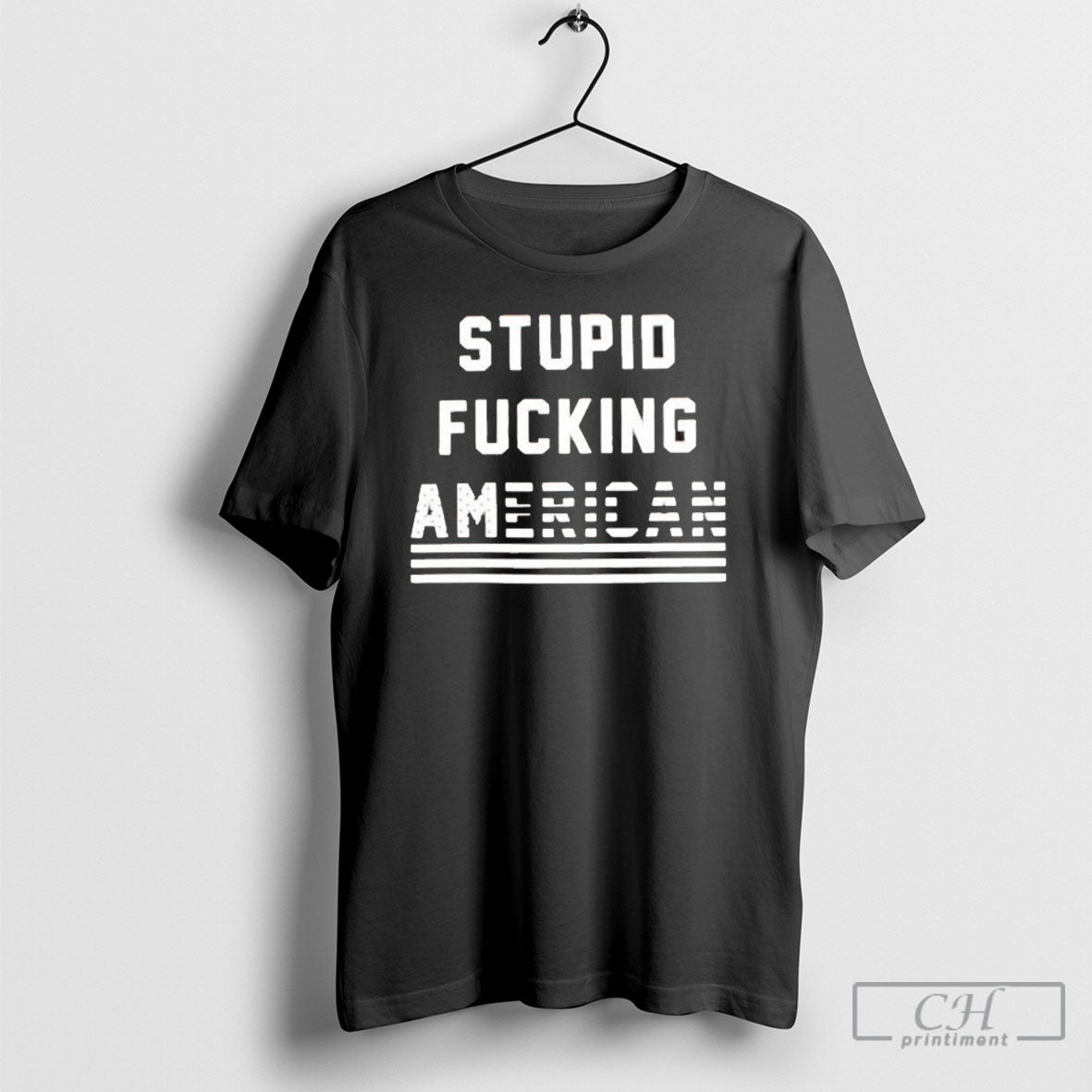 Stupid Fucking American 2025 - Adult & Kids T-Shirts, Sweatshirts & Hoodies apparel design preview 1