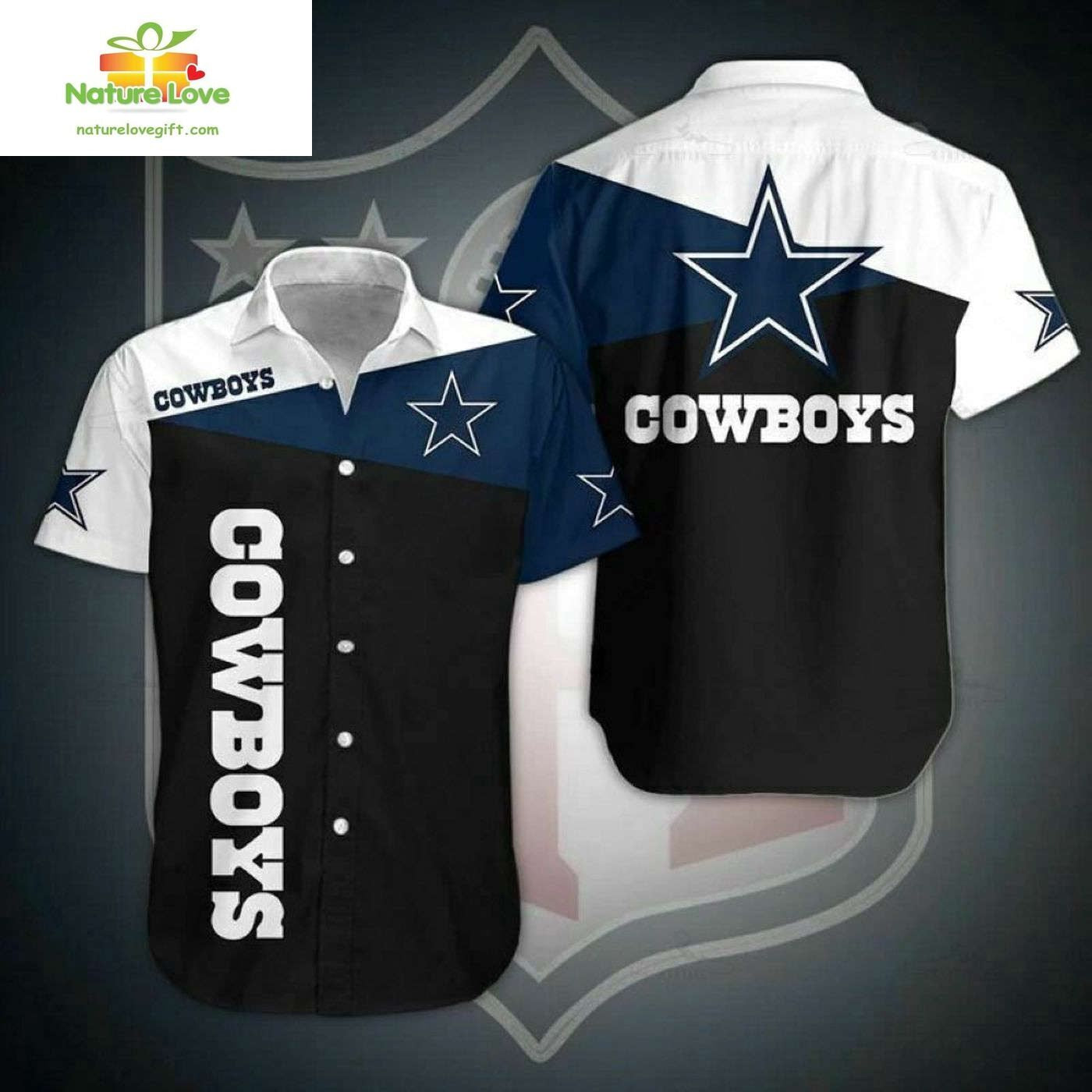 Dallas Cowboys Hawaiian for Men Stylish Summer - Adult & Kids T-Shirts, Sweatshirts & Hoodies apparel design preview 1