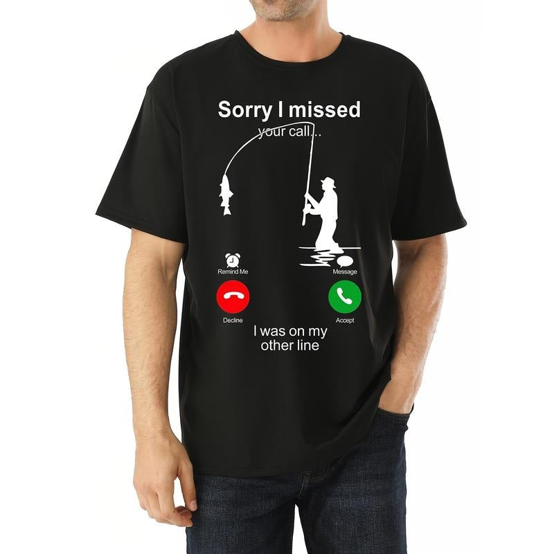 Fisher Man Print Short Sleeve Crew Neck Summer - Adult & Kids T-Shirts, Sweatshirts & Hoodies apparel design preview 1