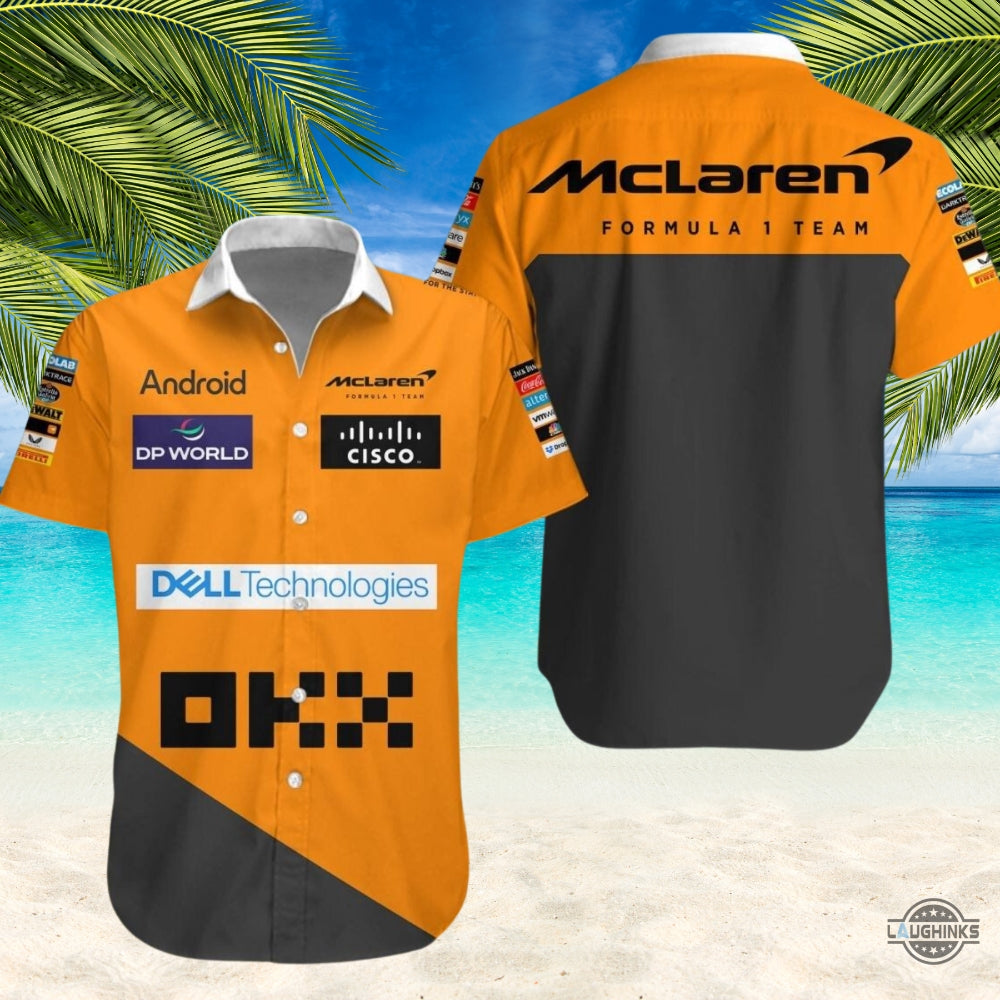 Stylish Mclaren F1 Hawaiian Formula One Racing And - Adult & Kids T-Shirts, Sweatshirts & Hoodies apparel design preview 1