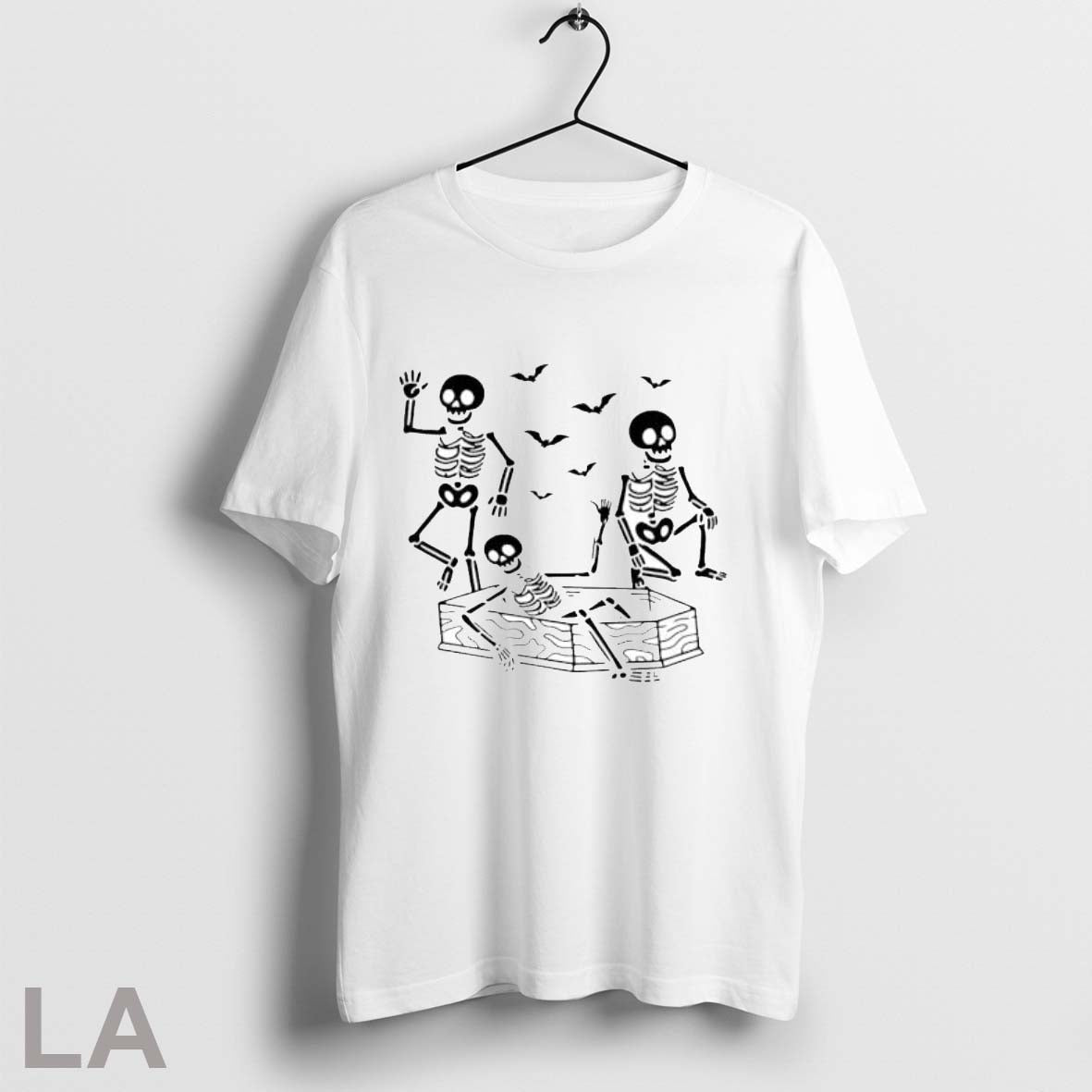 Subtle Anti Trump Skeleton Halloween Coffin Funny - Adult & Kids T-Shirts, Sweatshirts & Hoodies apparel design preview 1