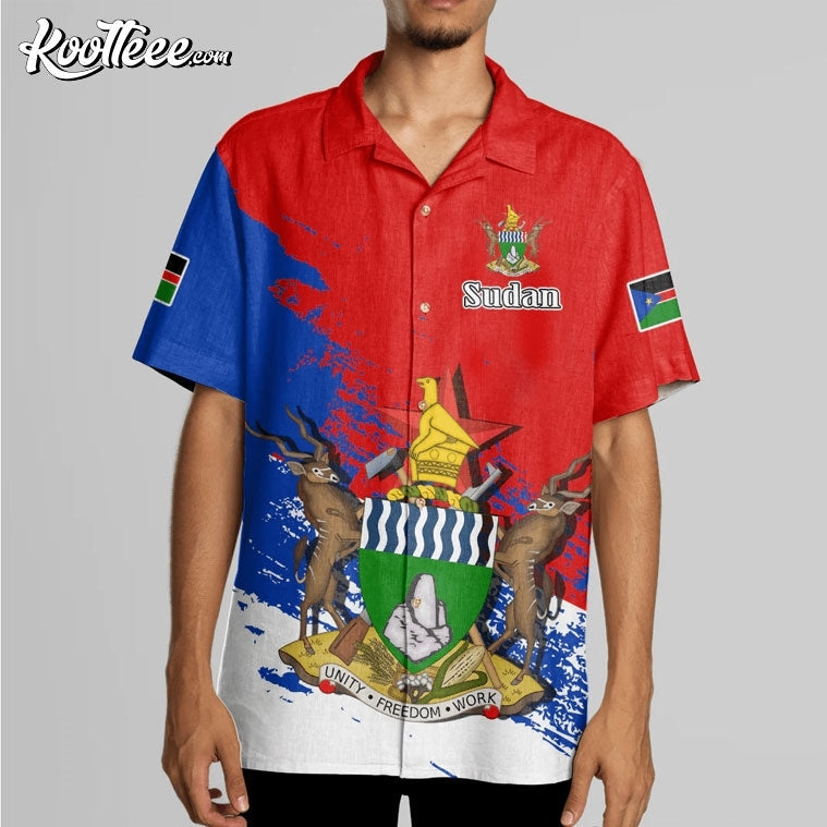Sudan Custom Hawaiian - Adult & Kids T-Shirts, Sweatshirts & Hoodies apparel design preview 1