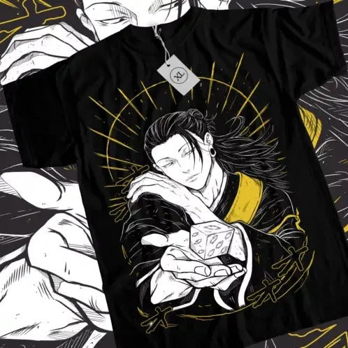 Suguru Geto Jujutsu Kaisen Getou Jjk Anime Black All - Adult & Kids T-Shirts, Sweatshirts & Hoodies apparel design preview 1