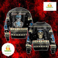Suicidal Tendencies Skull Snowflake Holiday Gift Ugly Christmas Sweater - Holiday Gift product image
