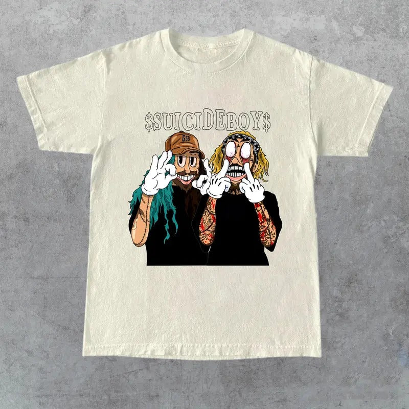 Suideboy $Uicideboy Grey 59 Suicideboy Greyday - Adult & Kids T-Shirts, Sweatshirts & Hoodies apparel design preview 1