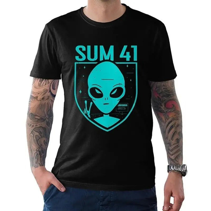 Sum 41 Alien Full Size - Adult & Kids T-Shirts, Sweatshirts & Hoodies apparel design preview 1