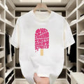 Summer Ice Cream Lettering Beach City Walks - Adult & Kids T-Shirts, Sweatshirts & Hoodies apparel design preview 1