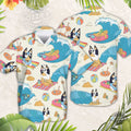 Summer Bluey Hawaiian And Shorts Bandit Heelers Rad - Adult & Kids T-Shirts, Sweatshirts & Hoodies apparel design preview 1