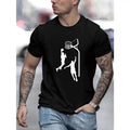 Basketball Jumping Silhouettes Print Short Sleeved - Adult & Kids T-Shirts, Sweatshirts & Hoodies apparel design preview 1