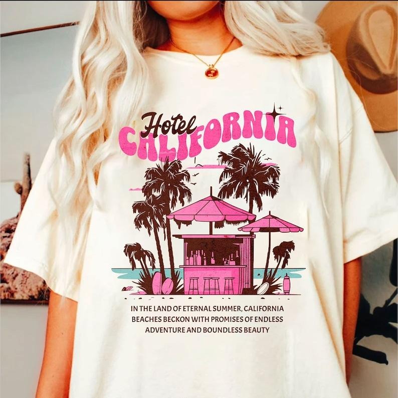 Summer California Retro Sublimation Beach - Adult & Kids T-Shirts, Sweatshirts & Hoodies apparel design preview 1